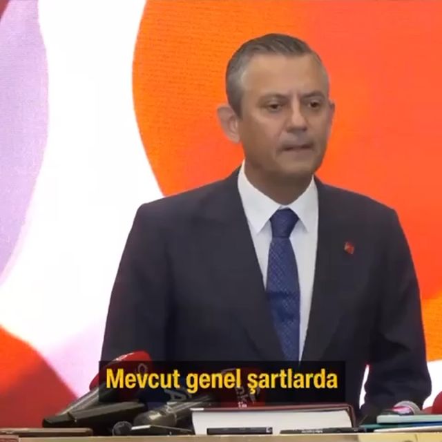 CHP Genel Başkanı Özgür Özel'den Seçim Açıklaması