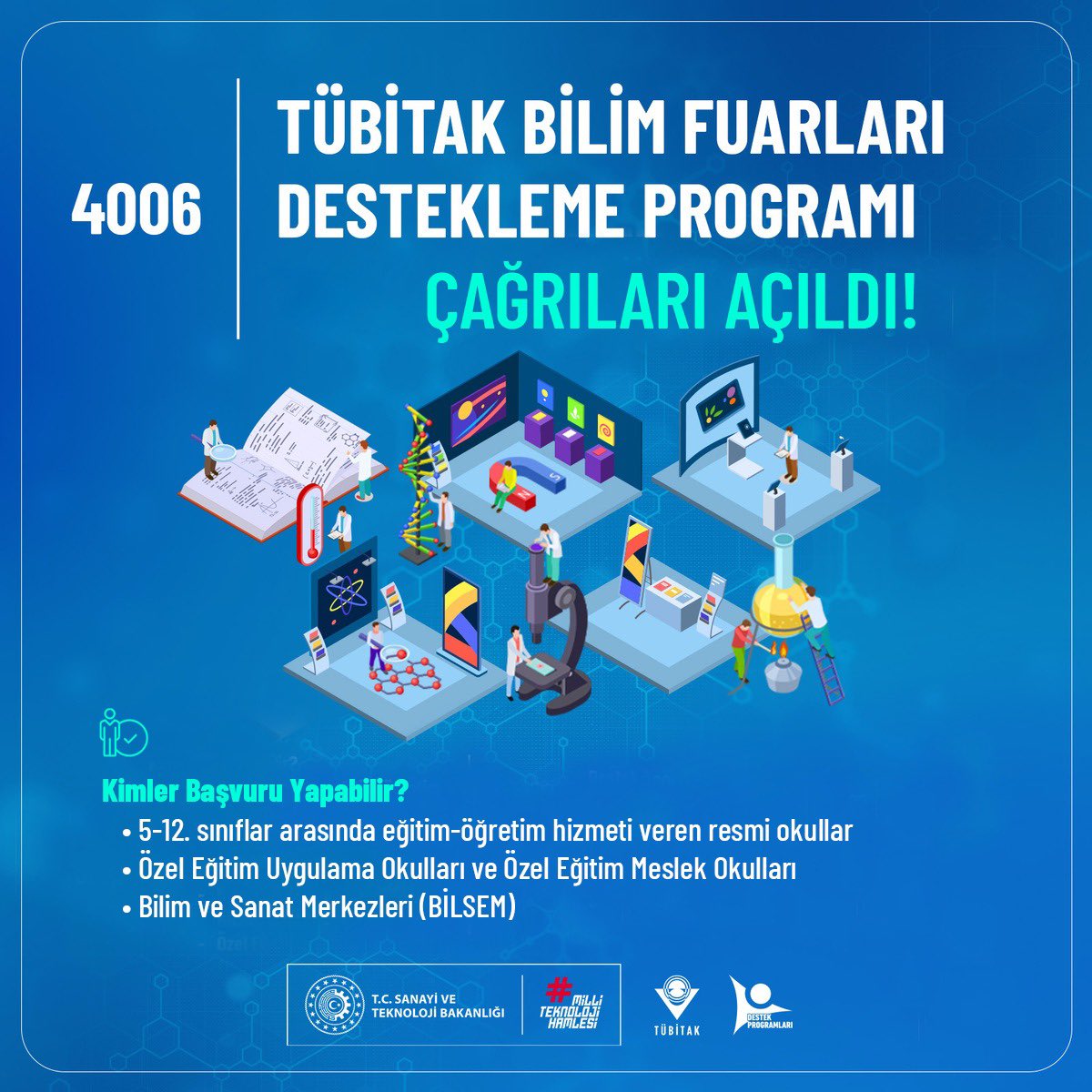 TÜBİTAK'tan Bilim Fuarlarına Destek!