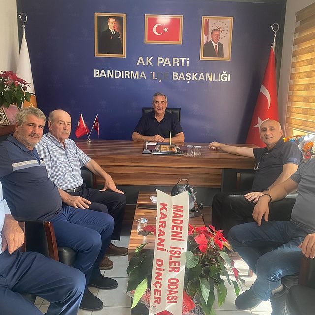 Bandırma İlçe Başkanlığı'na Hayırlı Olsun Ziyaretleri Devam Ediyor